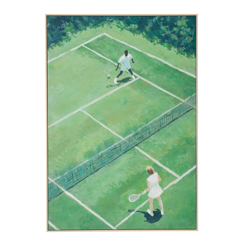 Deuce Natural Frame Oil Painting 70x100cm-Wall Decor-Coast To Coast Home-The Bay Room