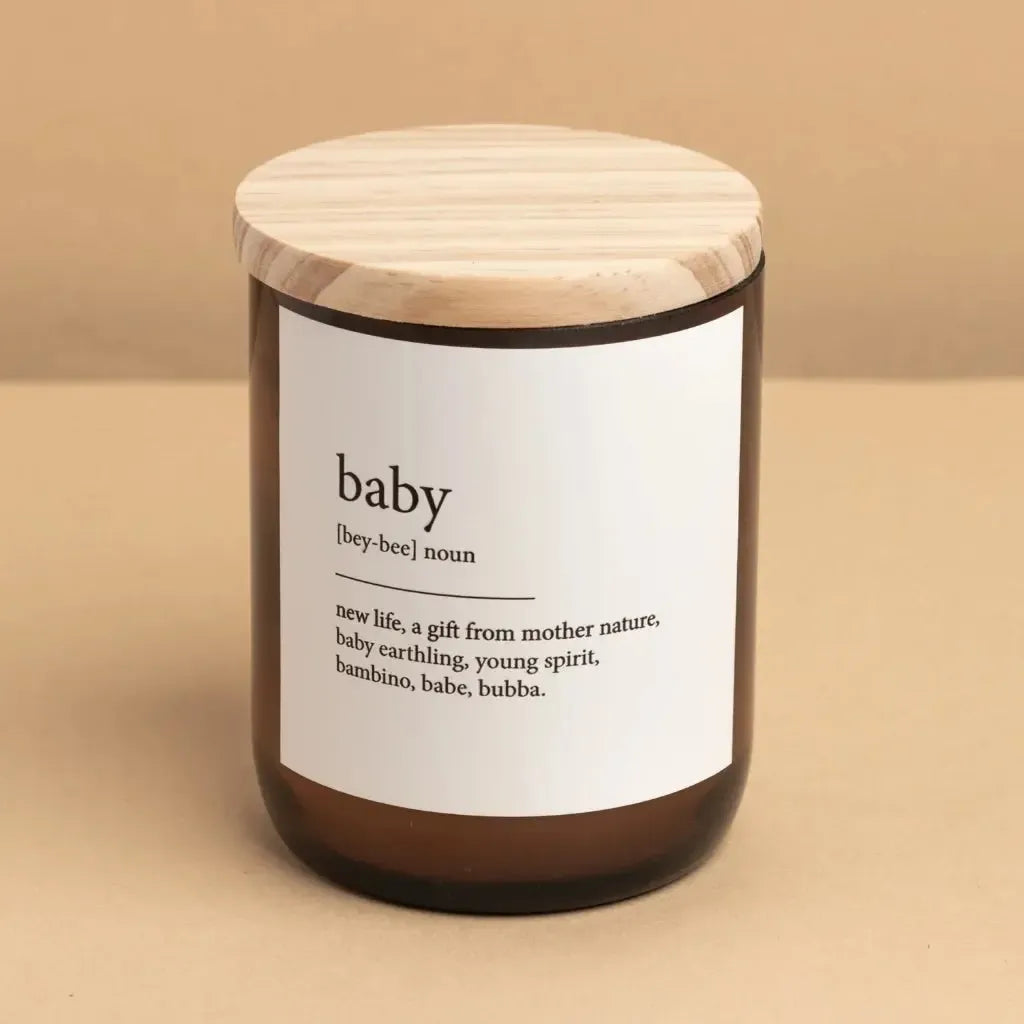 Dictionary Meaning Soy Candle - Baby-Candles & Fragrances-The Commonfolk Collective-The Bay Room