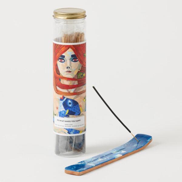 Do What Makes You Happy 100pc Incense With Holder-Candles & Fragrances-Pilbeam Living-The Bay Room