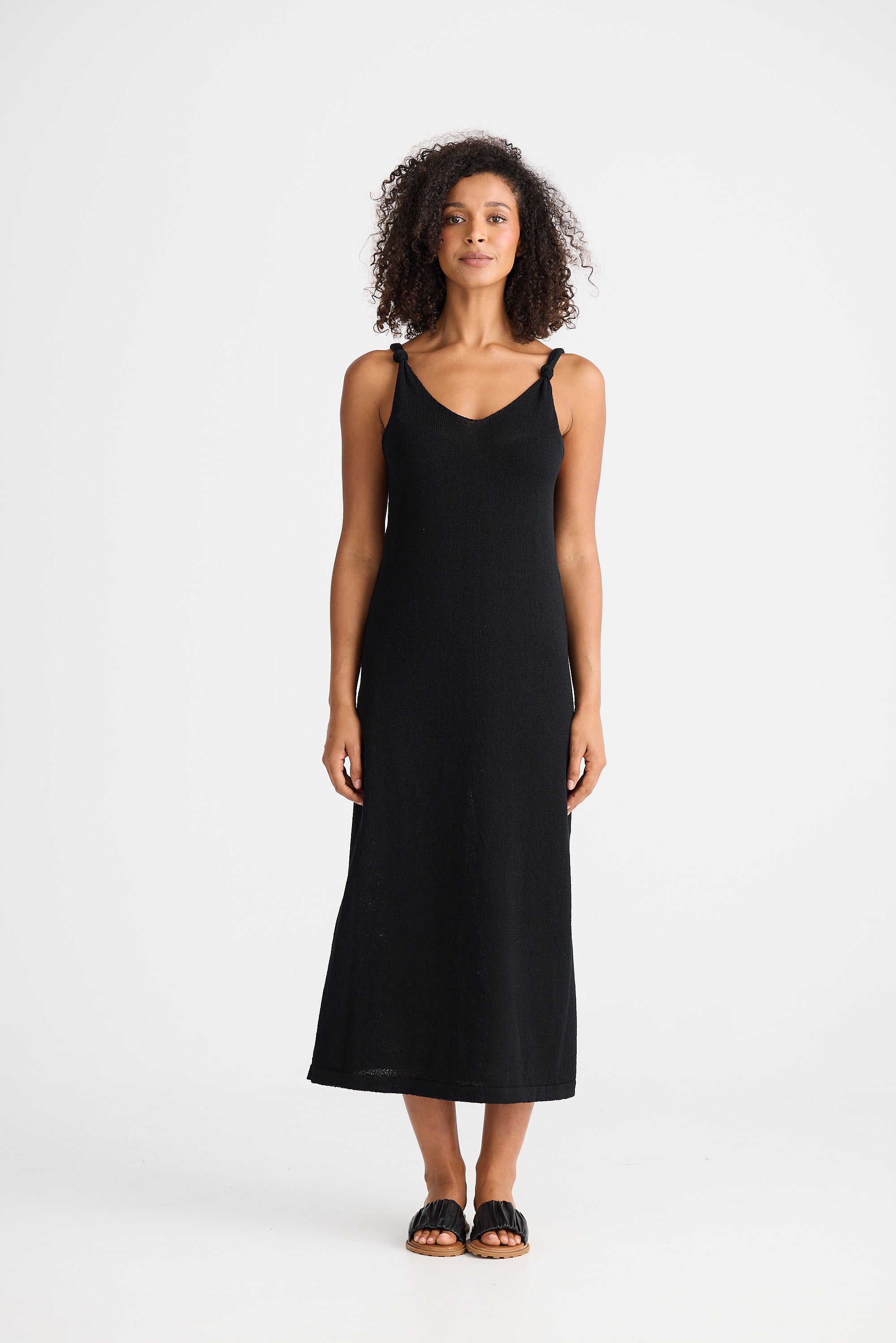 Dolcetto Knit Dress - Black-Dresses-The Shanty Corporation-The Bay Room