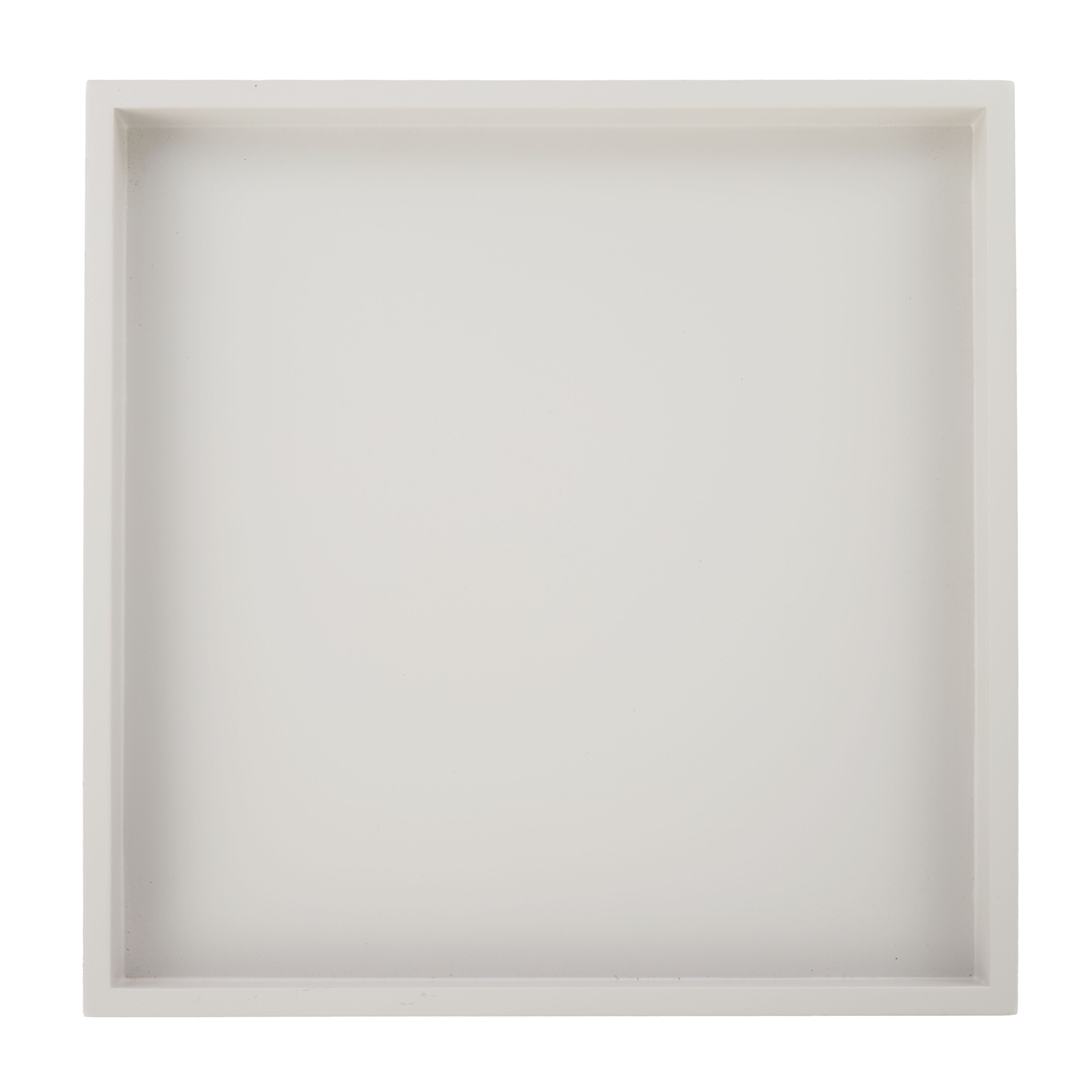 Dolly Square Tray 30x30x5cm Cream-Decor Items-Amalfi-The Bay Room