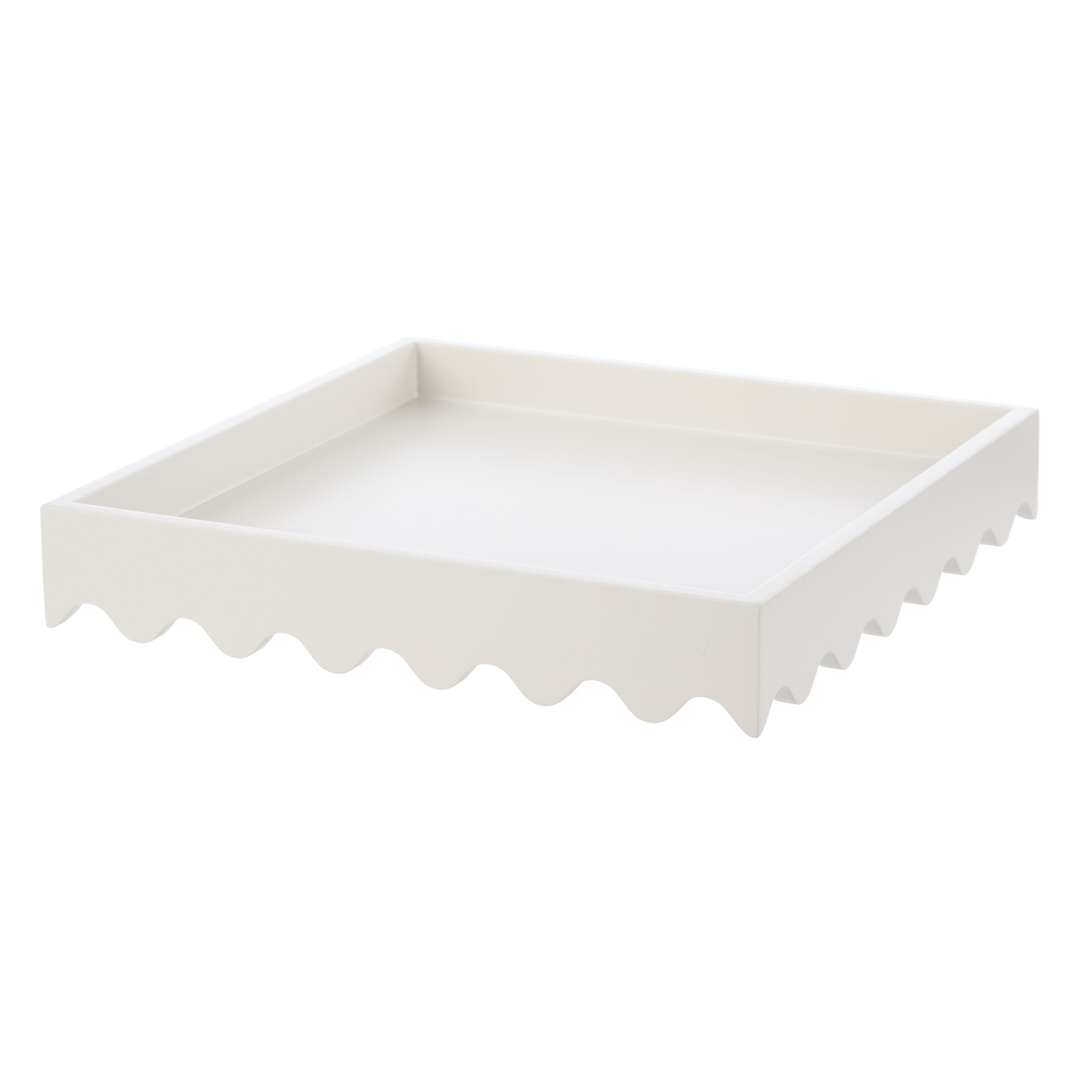 Dolly Square Tray 30x30x5cm Cream-Decor Items-Amalfi-The Bay Room