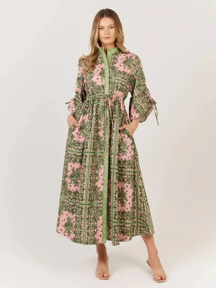 Dominica Dress - Paisley-Dresses-Fate + Becker-The Bay Room