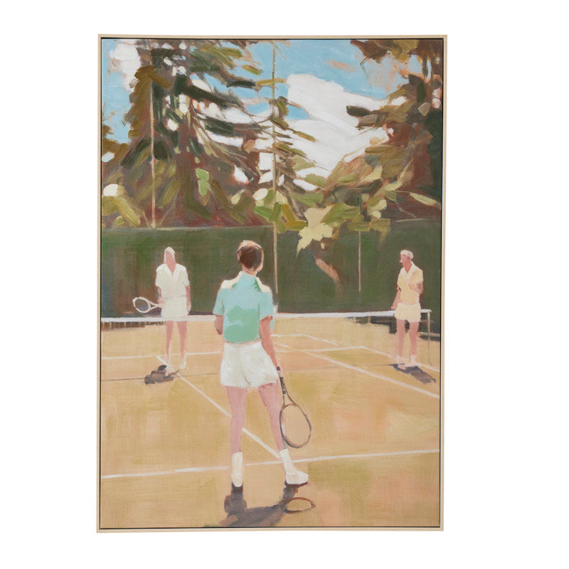 Doubles Natural Frame Oil Painting 70x100cm-Wall Decor-Coast To Coast Home-The Bay Room