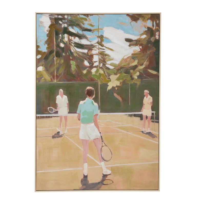 Doubles Natural Frame Oil Painting 70x100cm-Wall Decor-Coast To Coast Home-The Bay Room