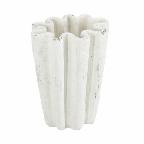 Dove Cement Faux Coral Shaped Planter 22.5x18x18cm-Pots, Planters & Vases-DWBH-The Bay Room