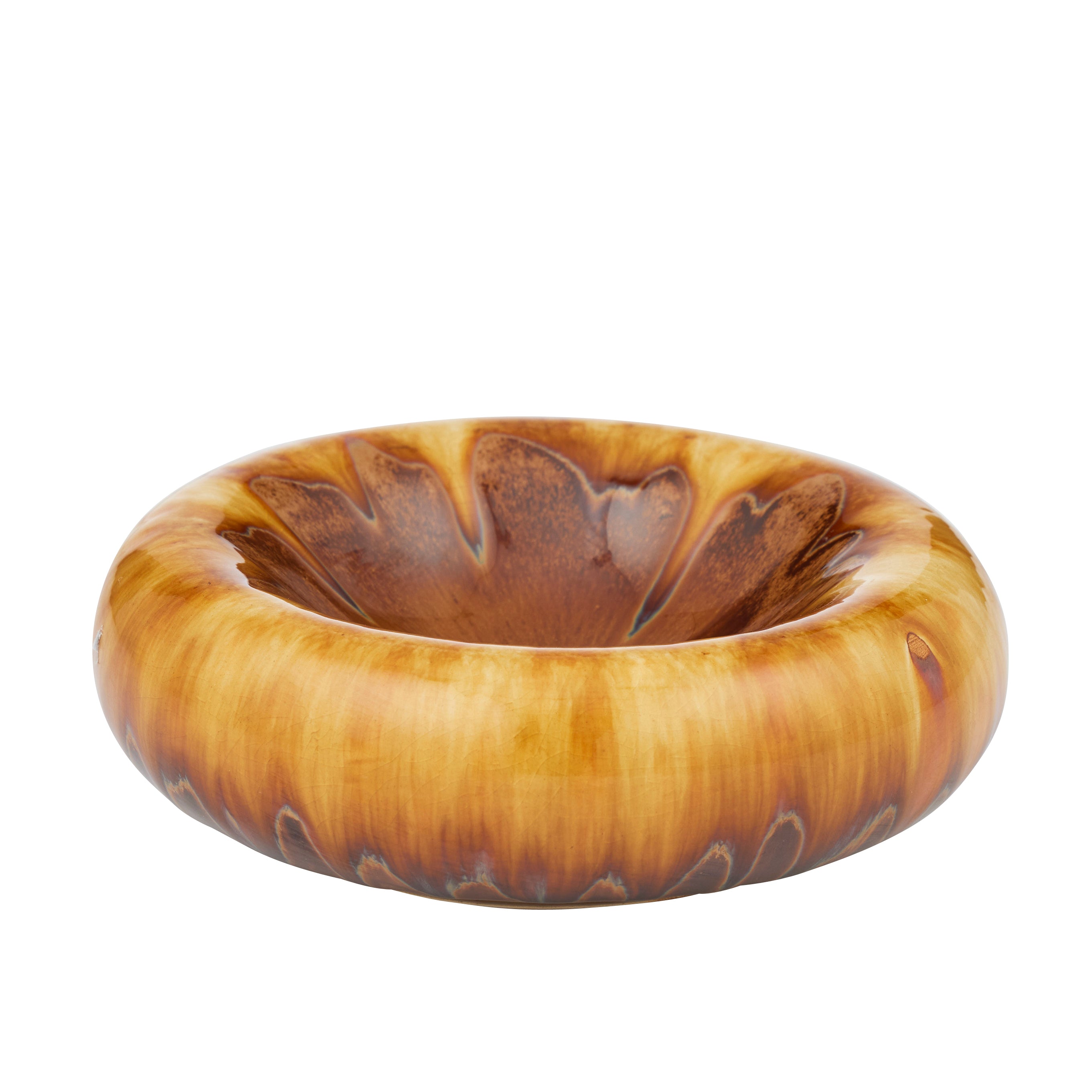 Draper Ceramic Dish 14x4.5cm Caramel-Dining & Entertaining-Coast To Coast Home-The Bay Room