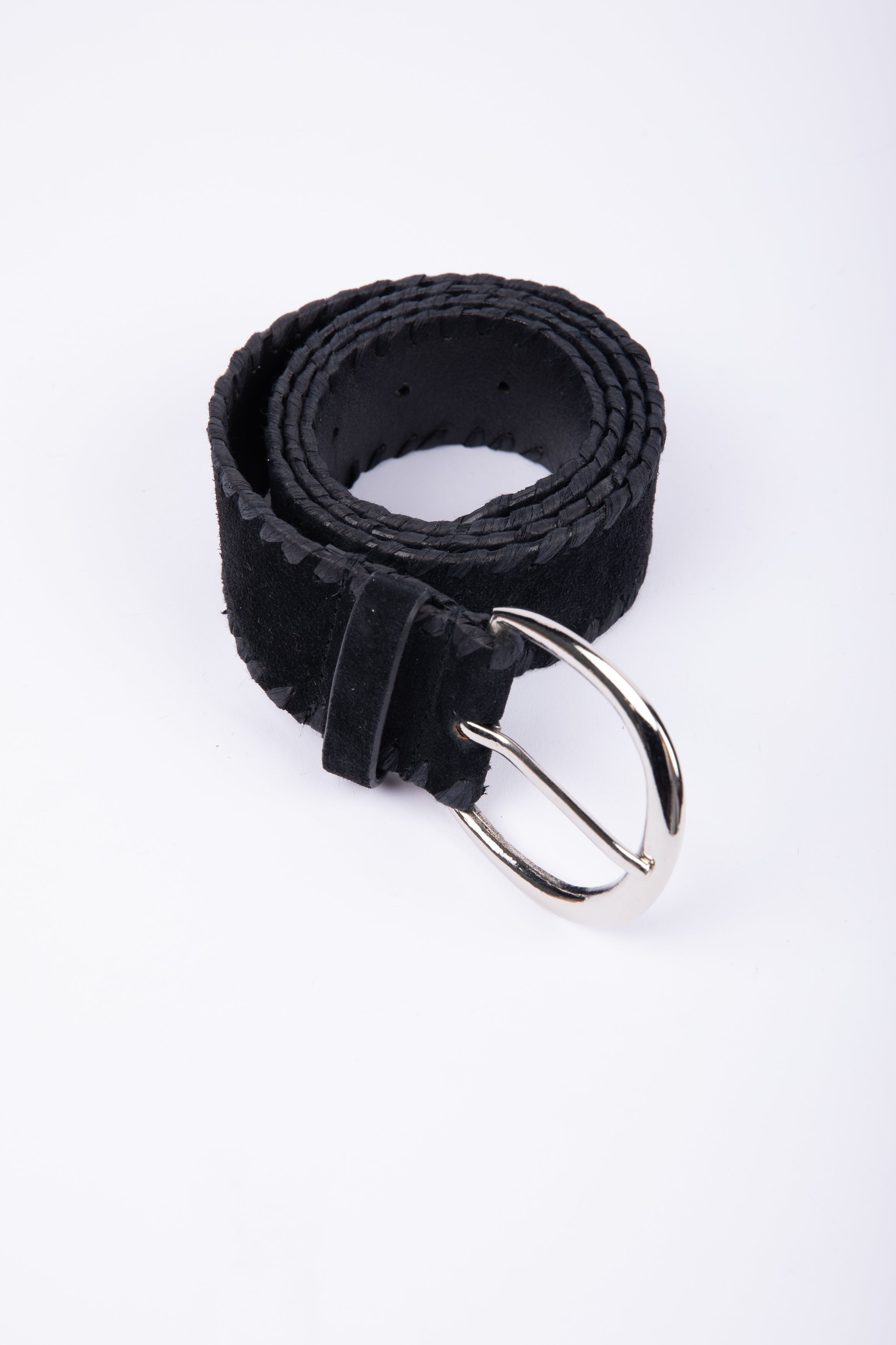 Duke Stitch Belt - Black-Scarves, Belts & Gloves-Holiday-S/M-The Bay Room