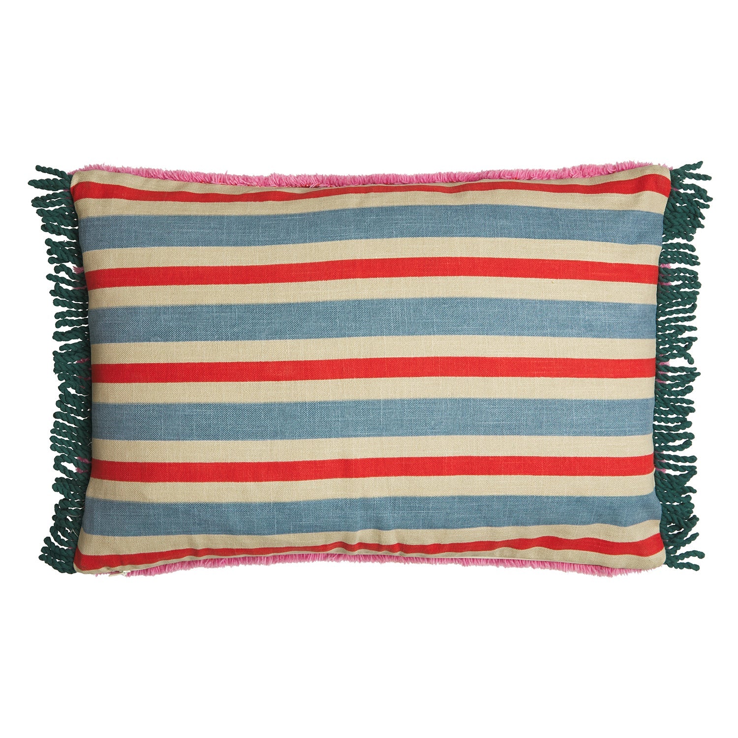 Dumas Tufted Cushion - Scarlet-Soft Furnishings-Sage & Clare-The Bay Room