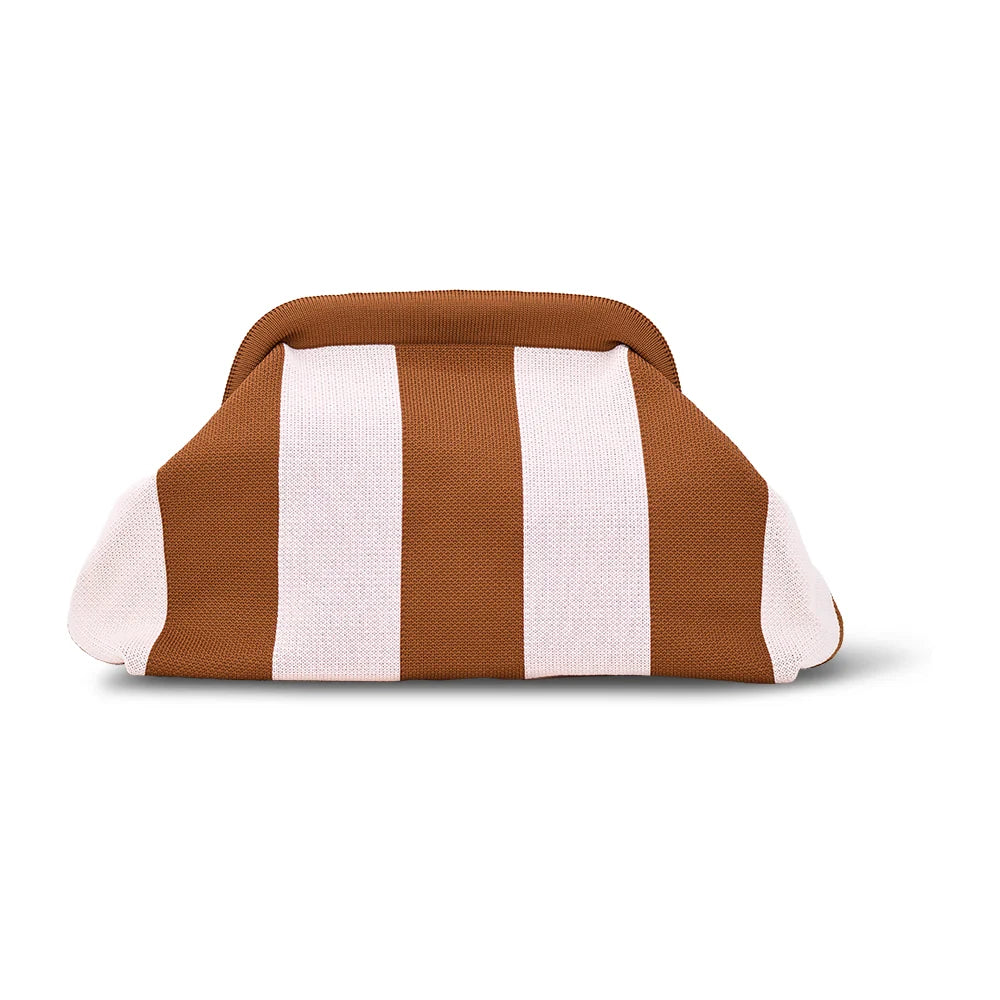 Dumpling Clutch - Brown/Pink-Beauty & Well-Being-Annabel Trends-The Bay Room