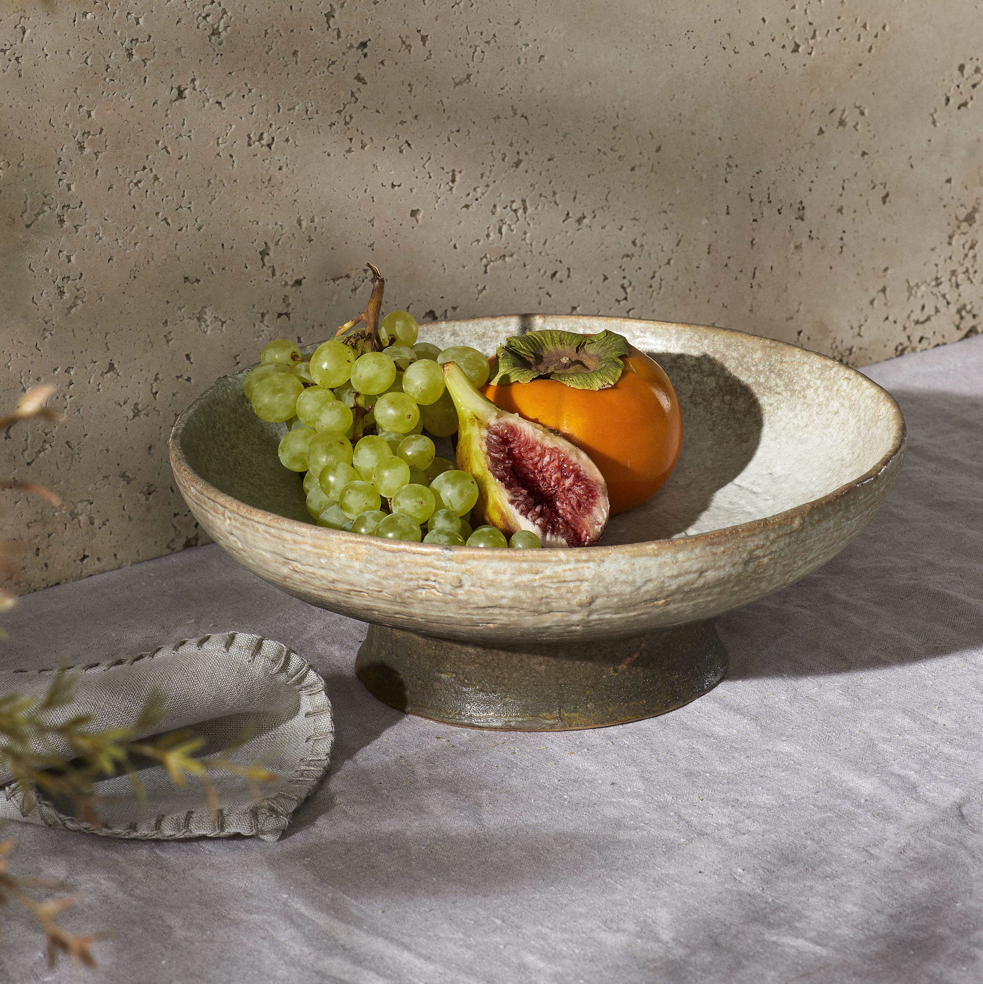 Dusk Stoneware Raised Platter-Dining & Entertaining-Grand Designs-The Bay Room