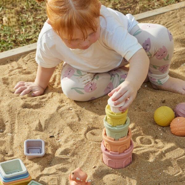 Eco-Friendly Castle Stacker-Toys-Pilbeam Living-The Bay Room