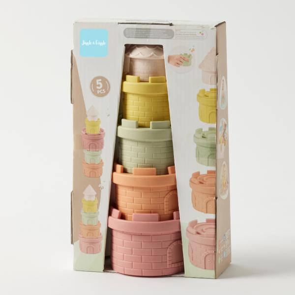 Eco-Friendly Castle Stacker-Toys-Pilbeam Living-The Bay Room