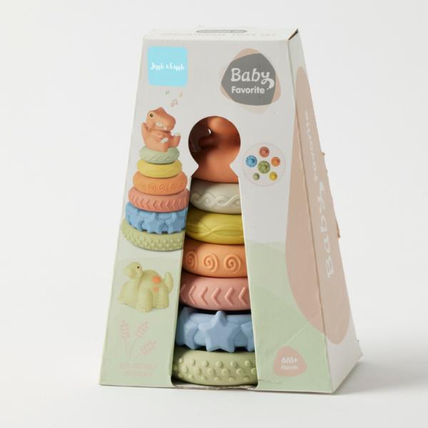 Eco-Friendly Dinosaur Stacker-Toys-Pilbeam Living-The Bay Room