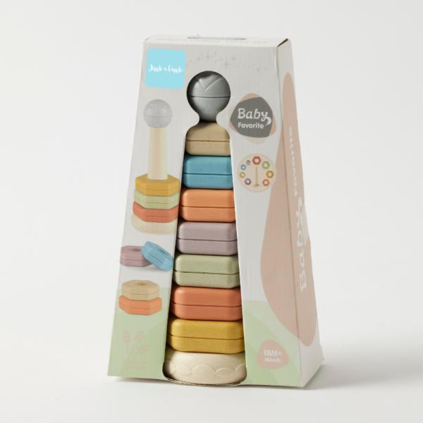 Eco-Friendly Hexagon Stacker-Toys-Pilbeam Living-The Bay Room