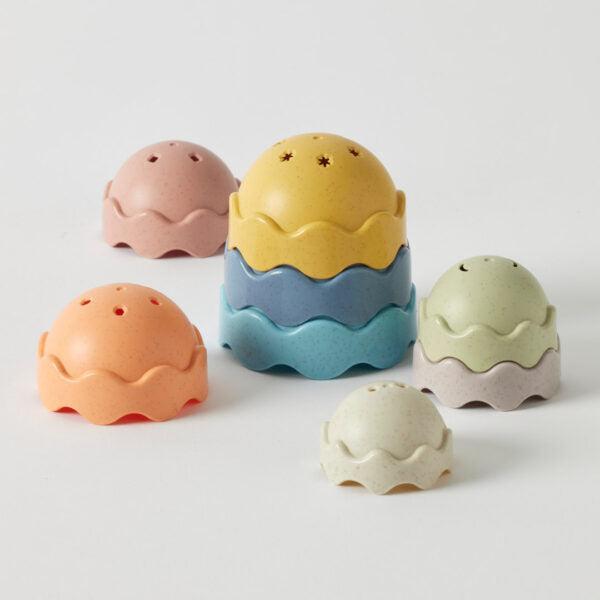 Eco-Friendly Wave Shape Stackers-Toys-Pilbeam Living-The Bay Room