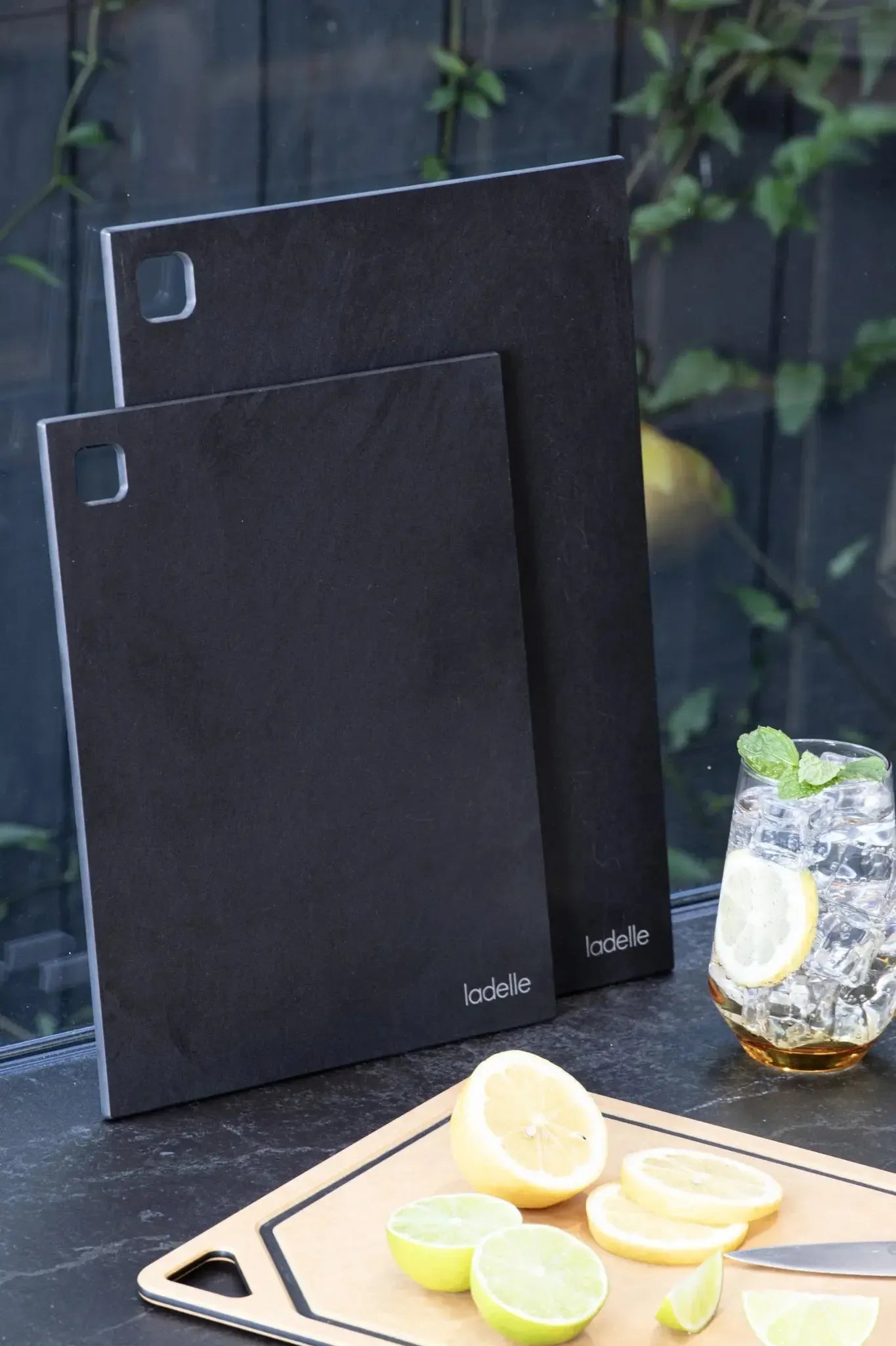 Eco Kitchen Series Black 37cm Chopping Board-Kitchenware-Ladelle-The Bay Room