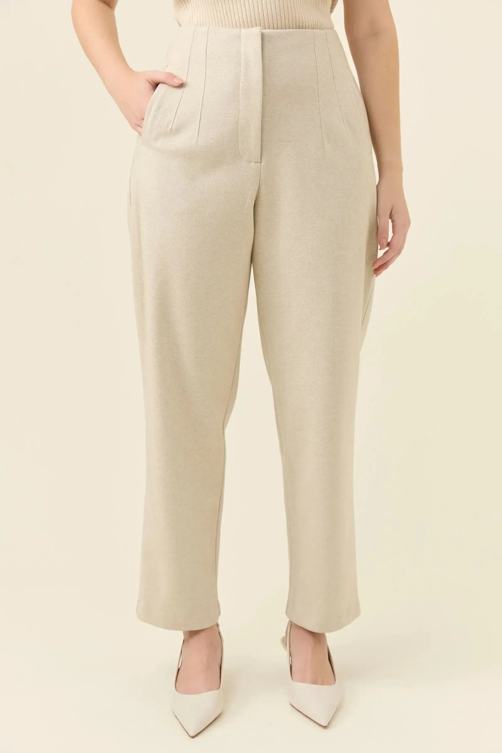 Effie Pant - Beige-Pants-Isle Of Mine-The Bay Room
