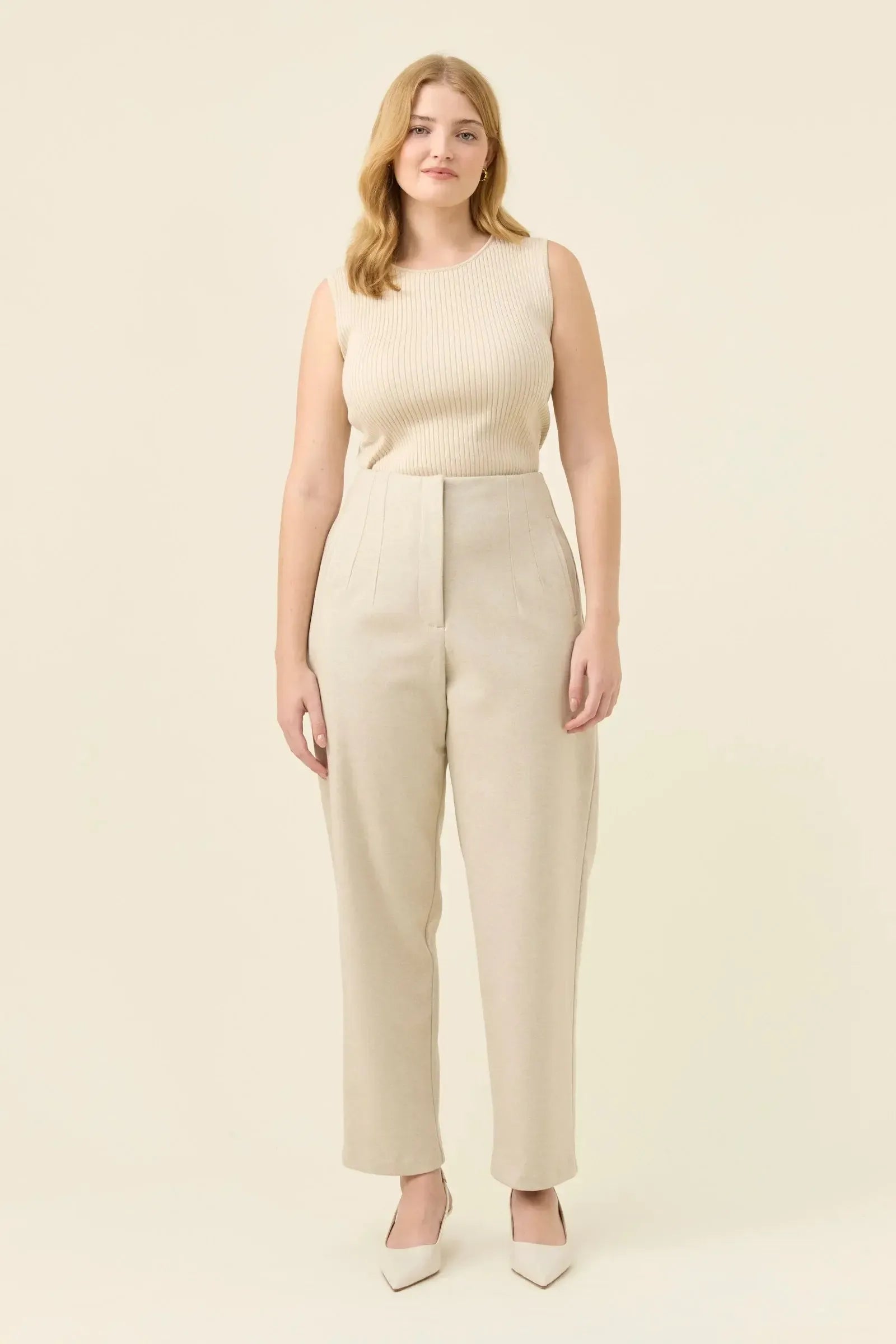 Effie Pant - Beige-Isle Of Mine-The Bay Room