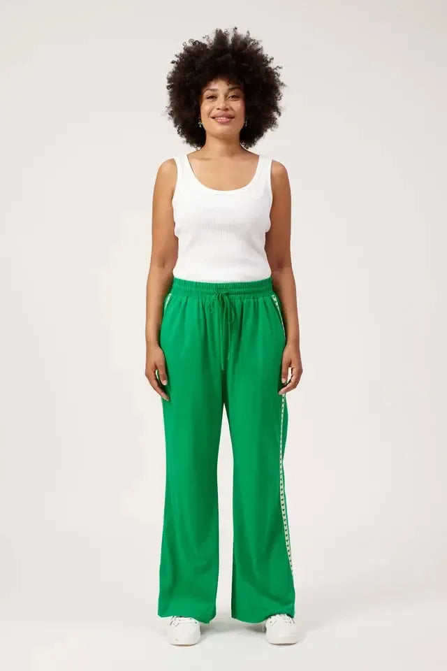 Elba Heart Pant - Green-Pants-Haven-The Bay Room