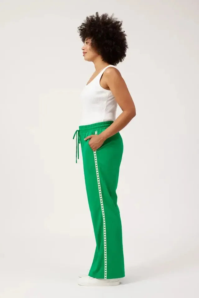 Elba Heart Pant - Green-Pants-Haven-The Bay Room
