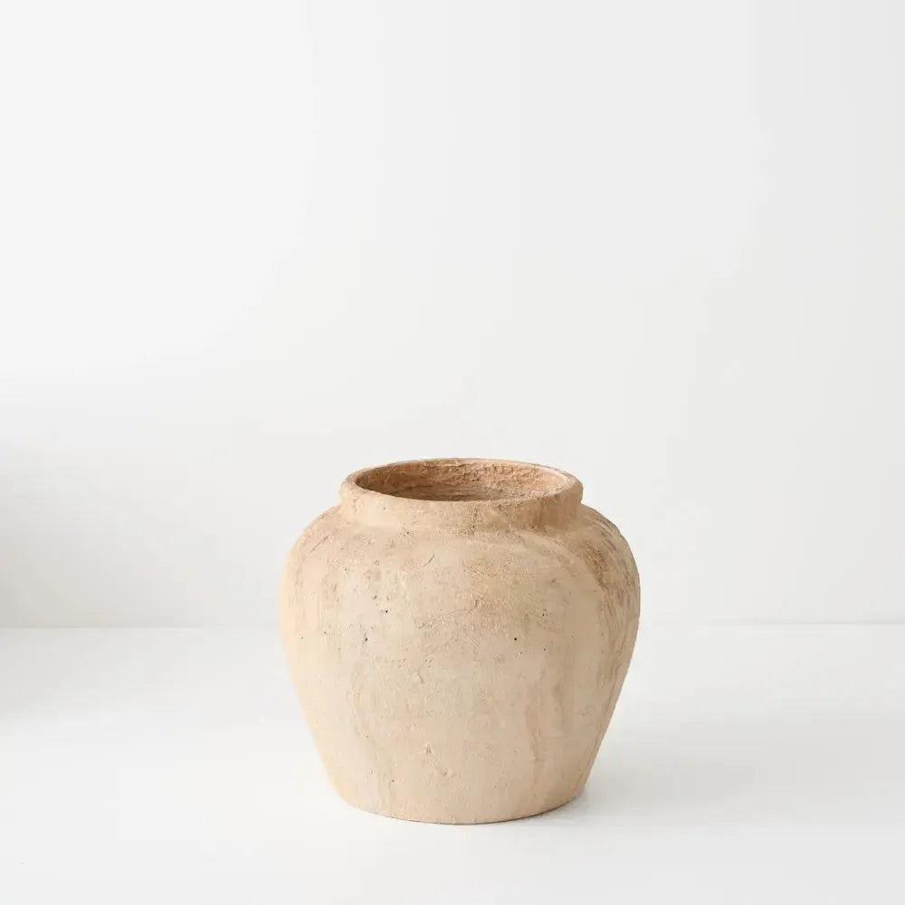 Elowen Pot Oak 30x34cm-Pots, Planters & Vases-Floral Interiors-The Bay Room