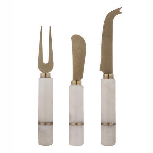 Emerson White 3pce Grazing Knife Set-Dining & Entertaining-Tempa-The Bay Room