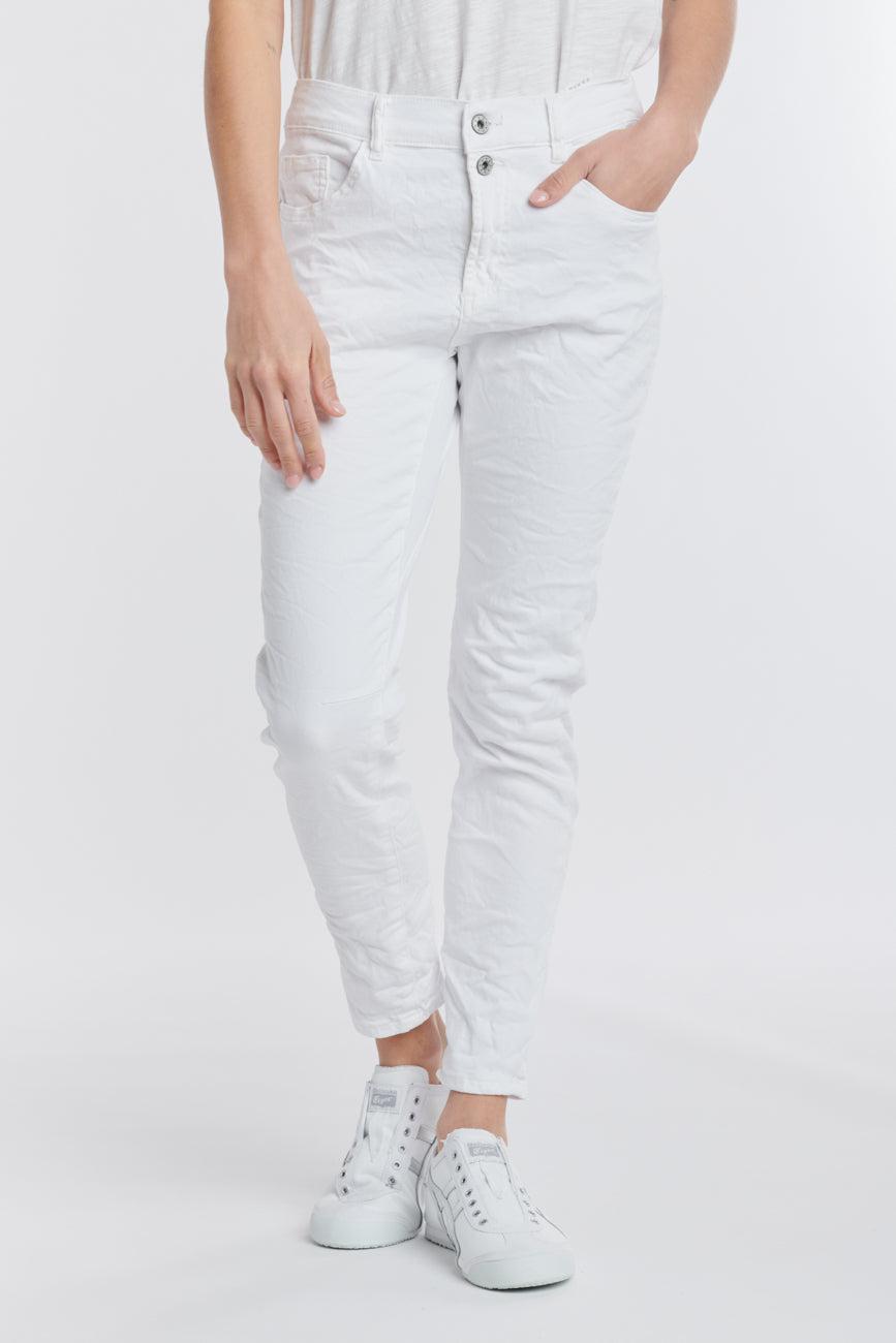 Emma Coloured Jean - White-Jeans-Italian Star-The Bay Room