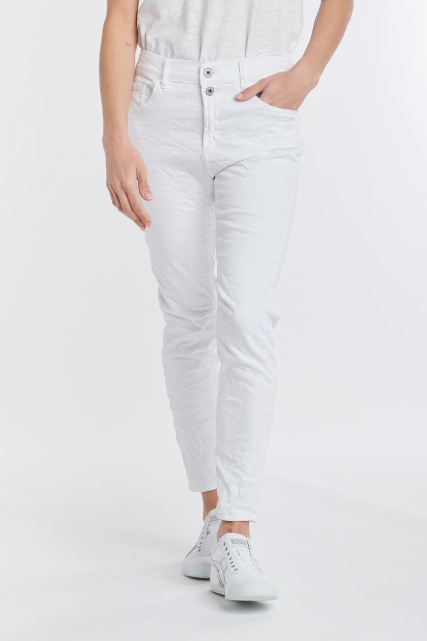 Emma Coloured Jean - White-Jeans-Italian Star-The Bay Room