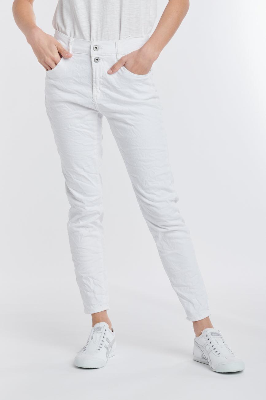 Emma Coloured Jean - White-Jeans-Italian Star-The Bay Room