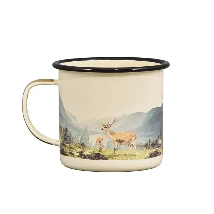 Enamel Mug 500ml - Deer-Dining & Entertaining-Gentlemen's Hardware-The Bay Room