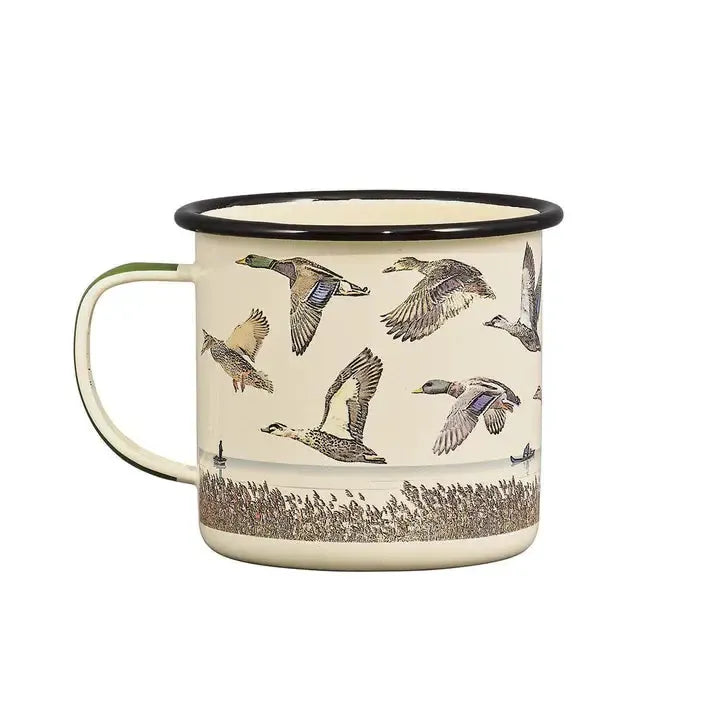 Enamel Mug 500ml - Lake & Ducks-Dining & Entertaining-Gentlemen's Hardware-The Bay Room