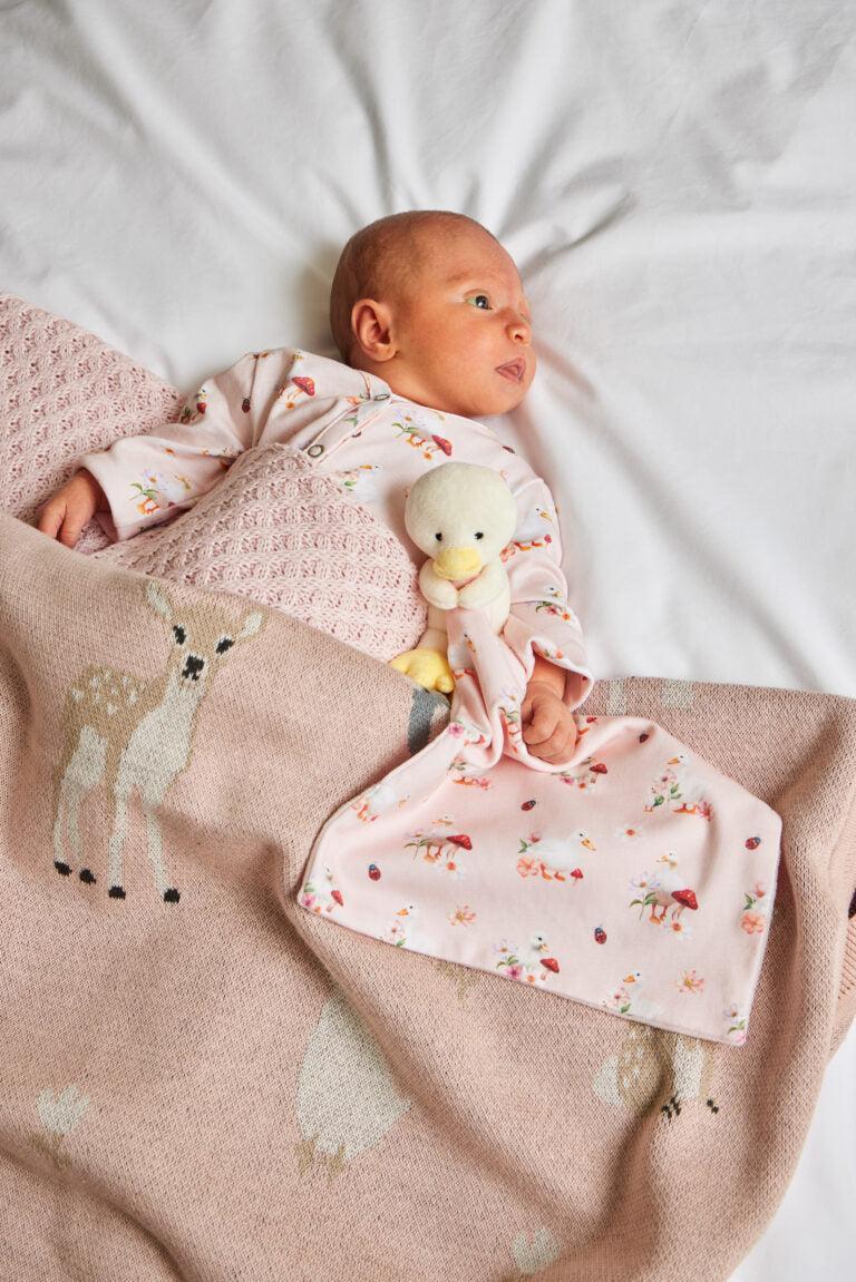 Enchanted Knitted Baby Blanket-Nursery & Nurture-Jiggle & Giggle-The Bay Room