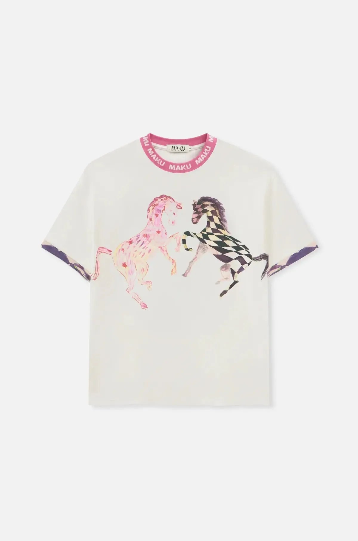 Equestrian Oversize Tee-Tops-Maku Studios-The Bay Room