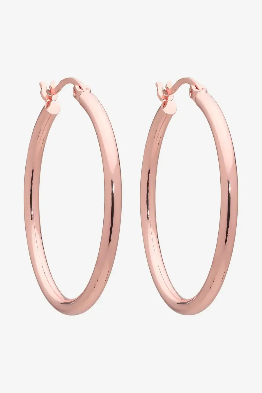 Erika Rose Gold Hoop Earring-Jewellery-Liberte-The Bay Room