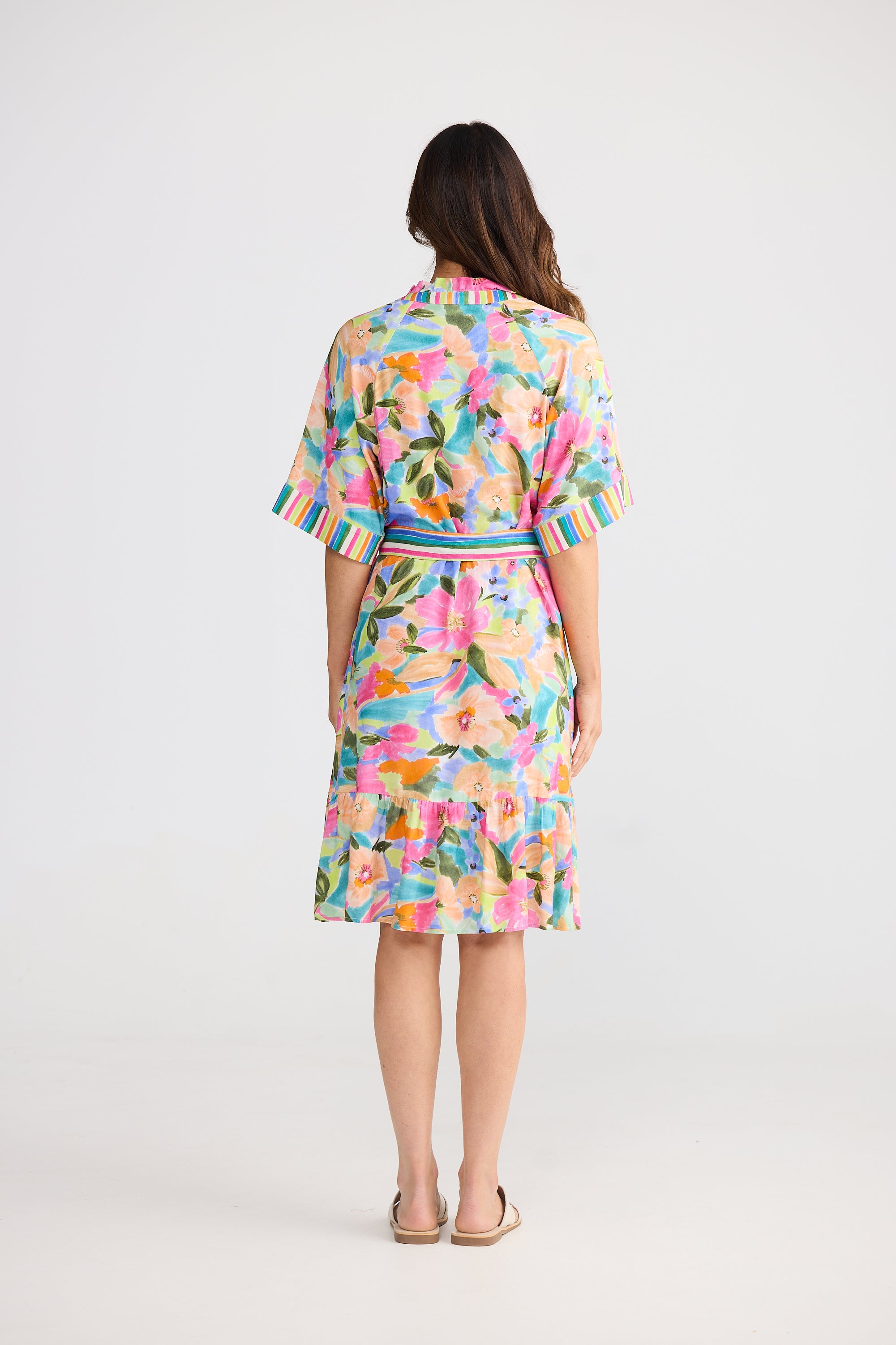 Esmee Dress - Electric Bloom-Dresses-Brave & True-The Bay Room