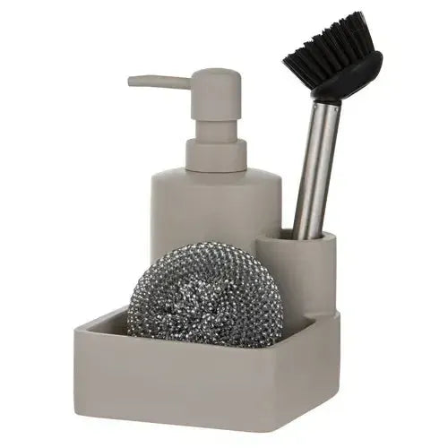 Essentials Stone 3pc Kitchen Cleaning Set-Kitchenware-Ladelle-The Bay Room