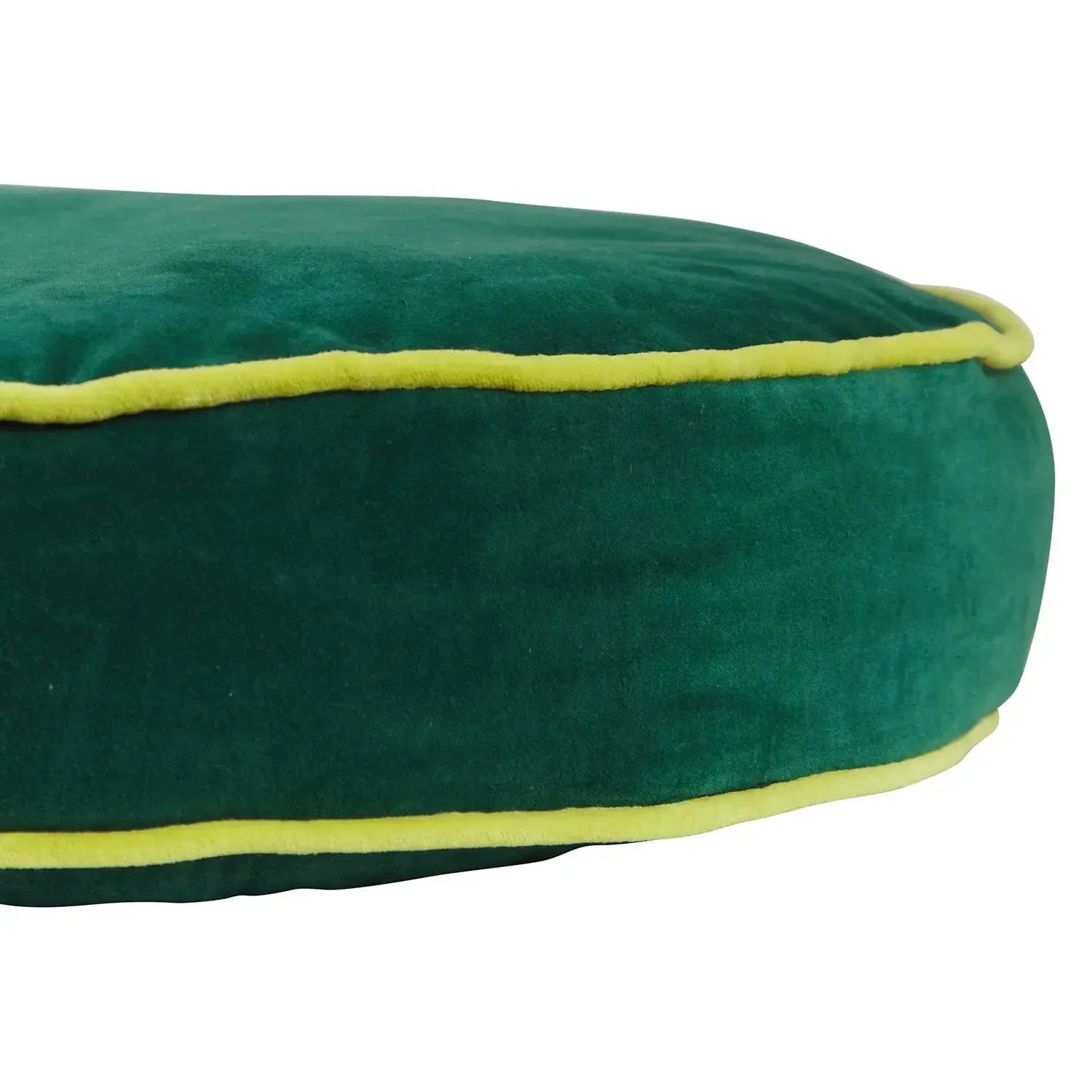 Etienne Velvet Floor Cushion - Forest-Soft Furnishings-Sage & Clare-The Bay Room