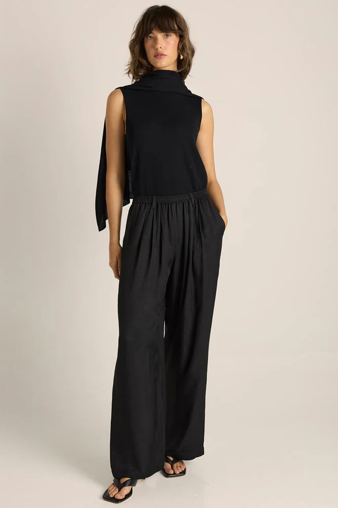 Gianna Acetate Pant - Black