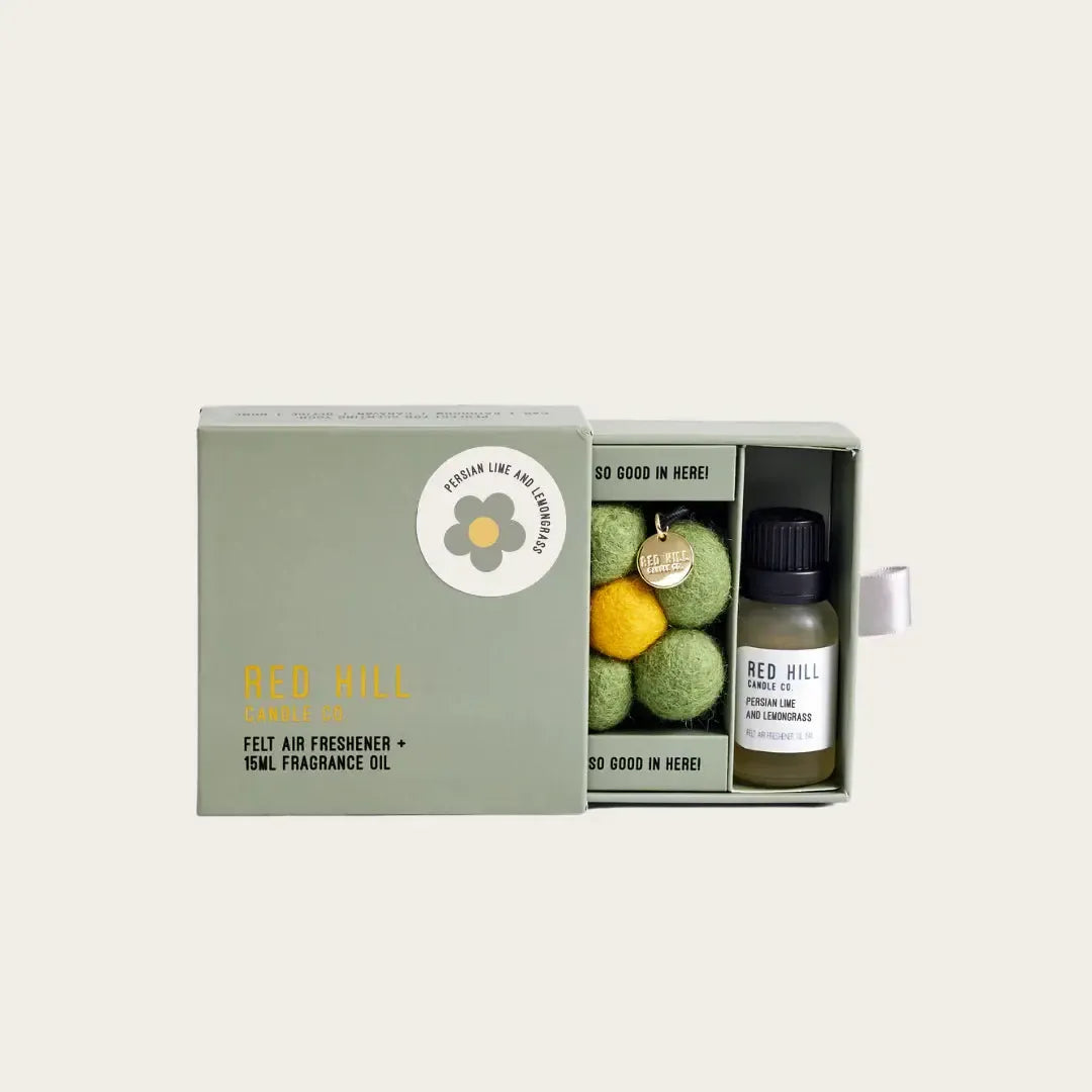 Felt Flower Air Freshener - Sage-Candles & Fragrances-Red Hill Candle Co.-The Bay Room