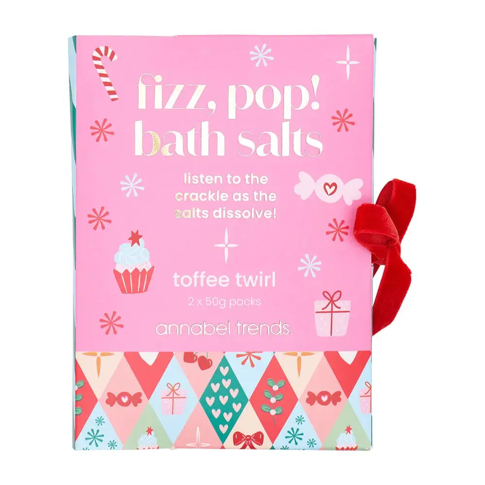 Festive - Fizz Pop Bath Salts 2pc-Christmas-Annabel Trends-The Bay Room