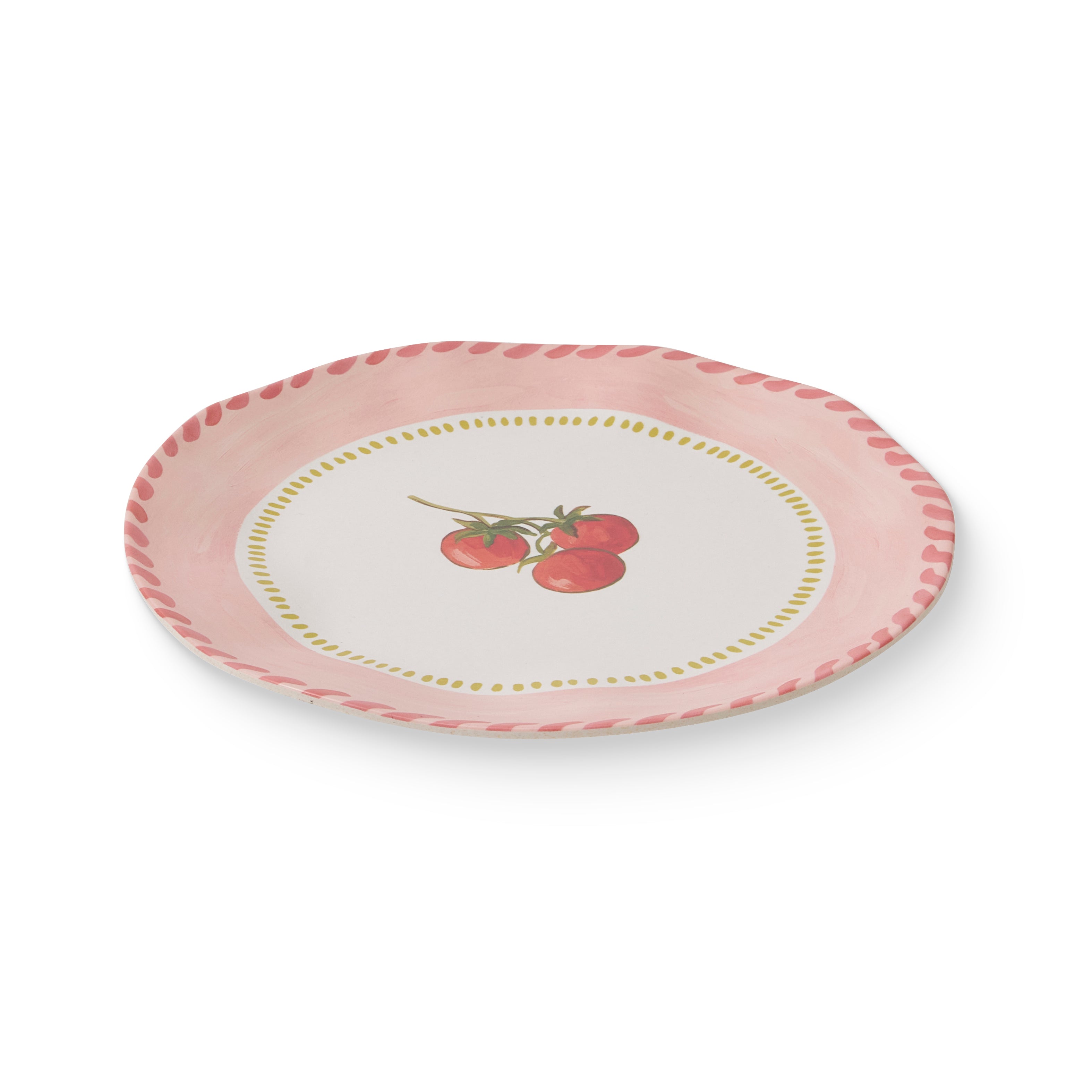 Fiesta Tomato Melamine Large Plate 26cm-Dining & Entertaining-Madras Link-The Bay Room