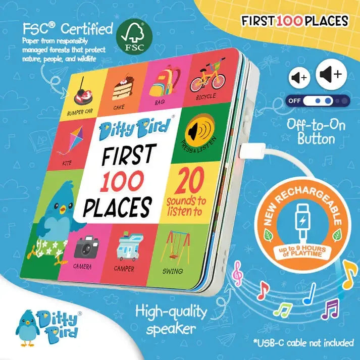 First 100 Places-Nursery & Nurture-Ditty Bird-The Bay Room