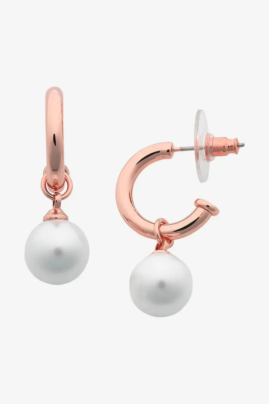 Fleur Rose Gold Pearl Earring-Jewellery-Liberte-The Bay Room