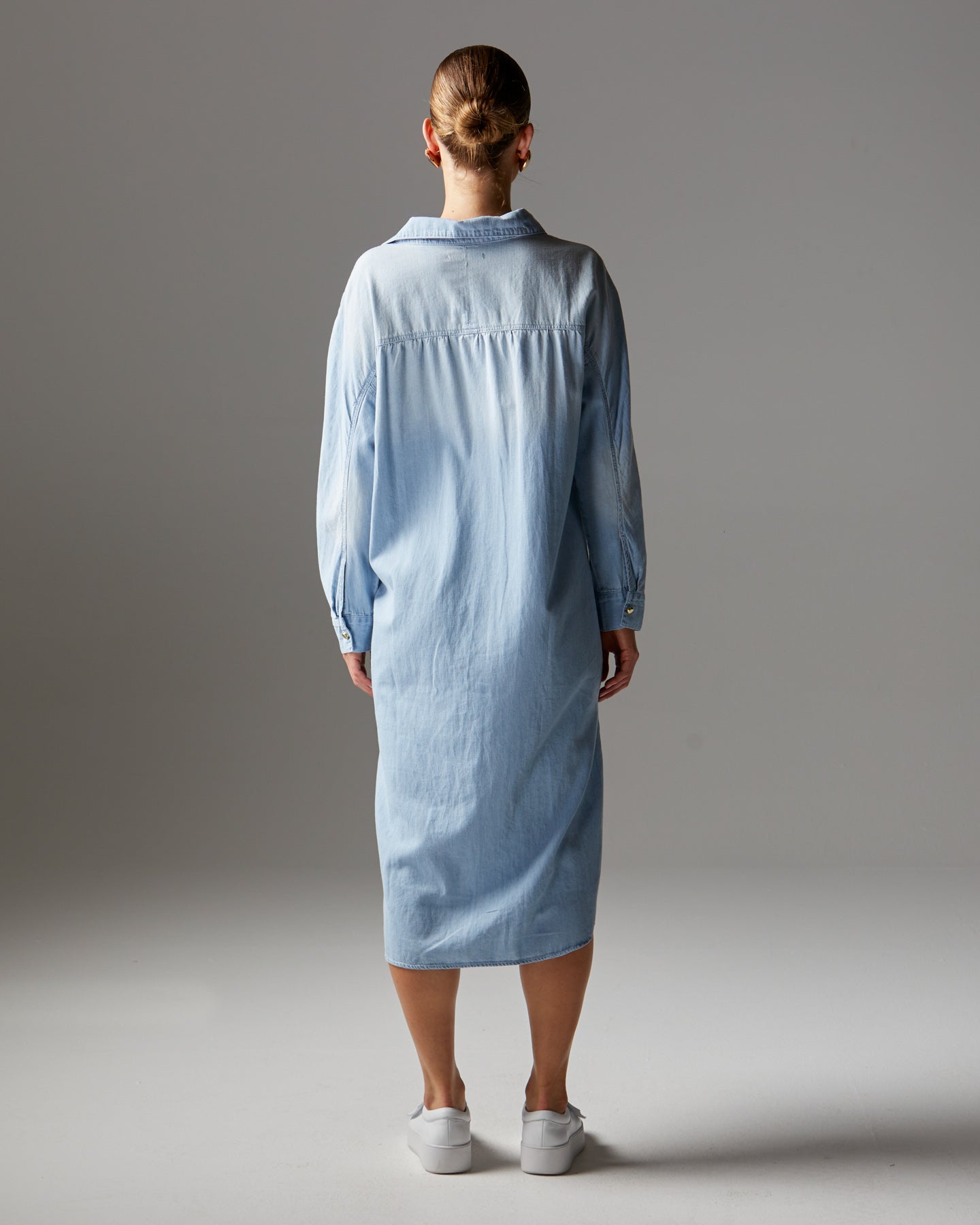 Flight Shirt Dress - Bleach Wash-Dresses-Fate + Becker-The Bay Room