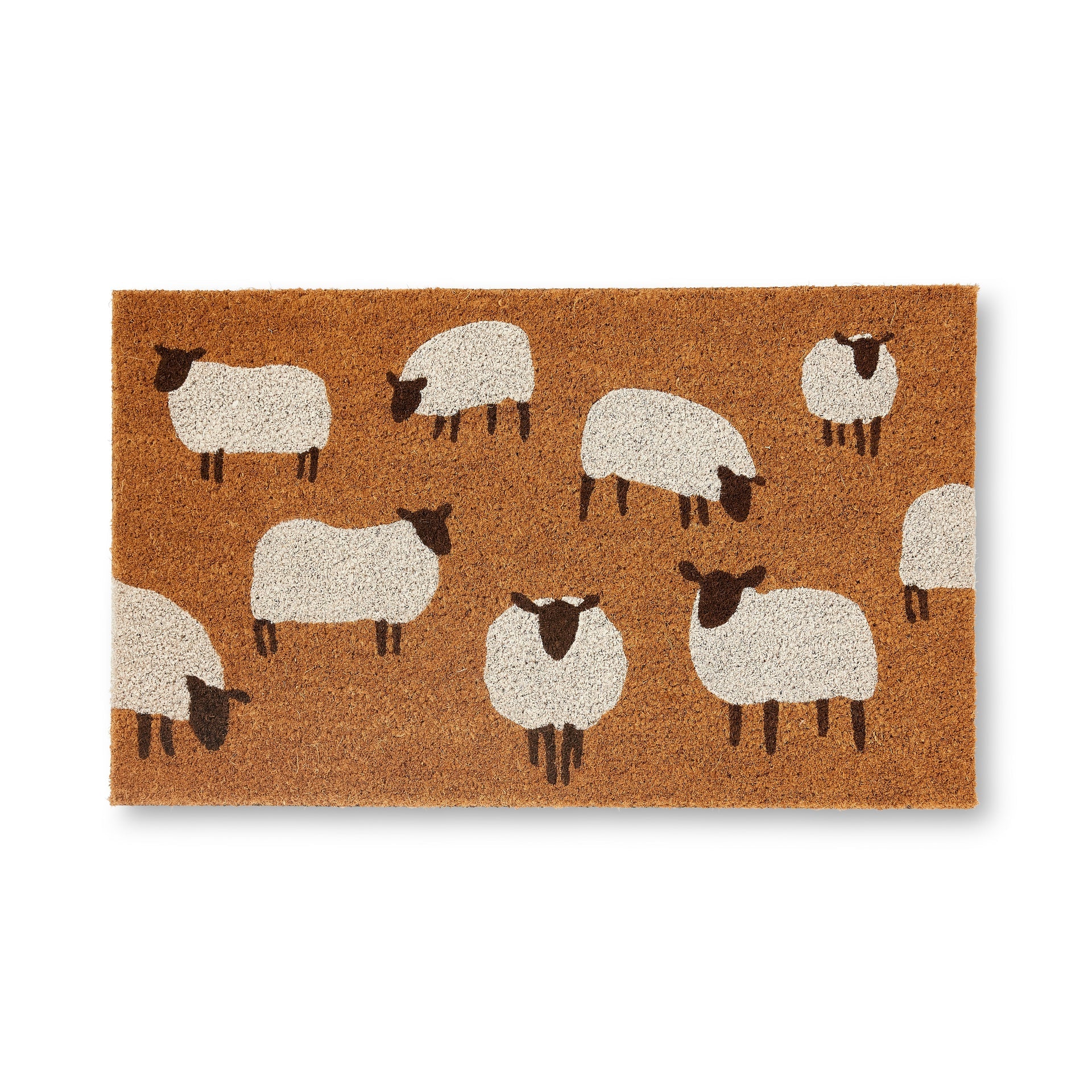 Flock Of Sheep Doormat 45x75cm-Floor Rugs & Doormats-Madras Link-The Bay Room