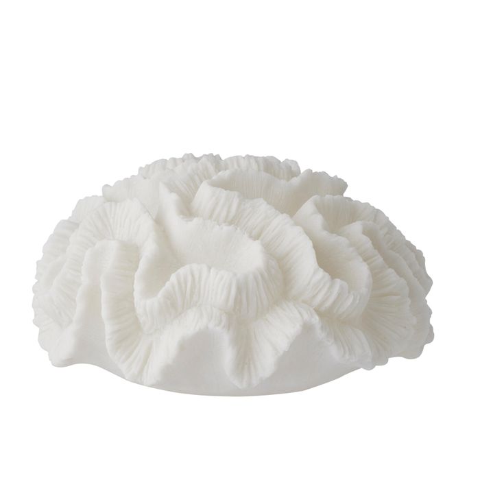 Floral Coral Resin Outdoor Lamp 31x15cm-Lighting-Coast To Coast Home-The Bay Room