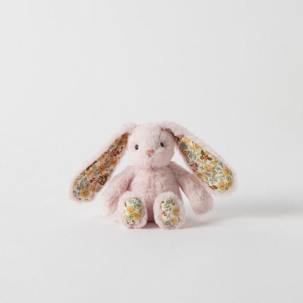 Floral Pink Bunny Rattle-Toys-Pilbeam Living-The Bay Room