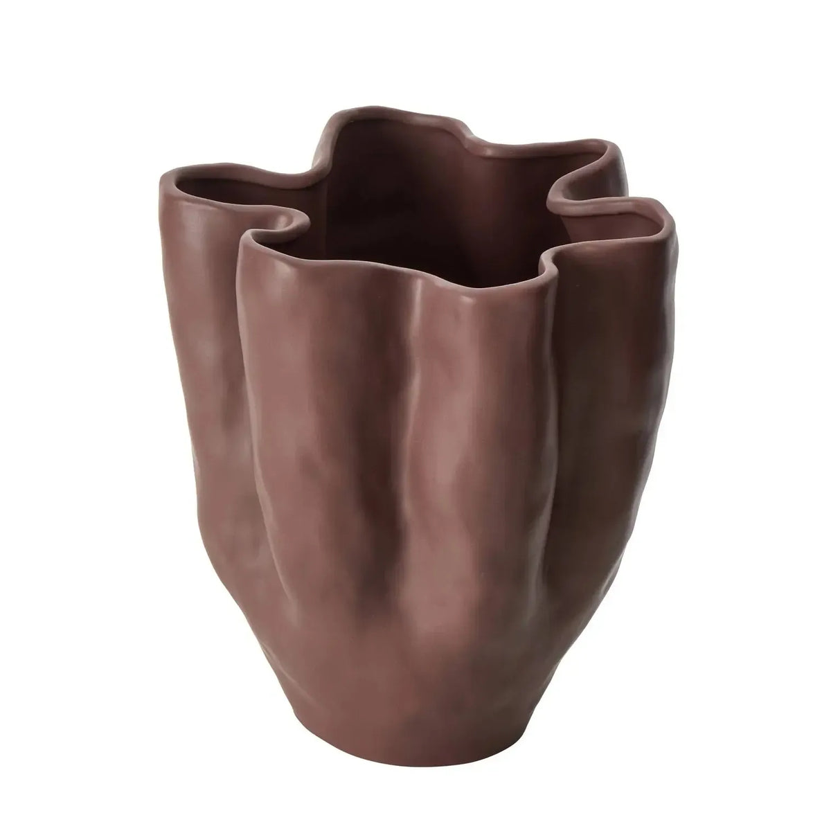 Fluid Vase 23x23x27cm-Pots, Planters & Vases-Amalfi-The Bay Room