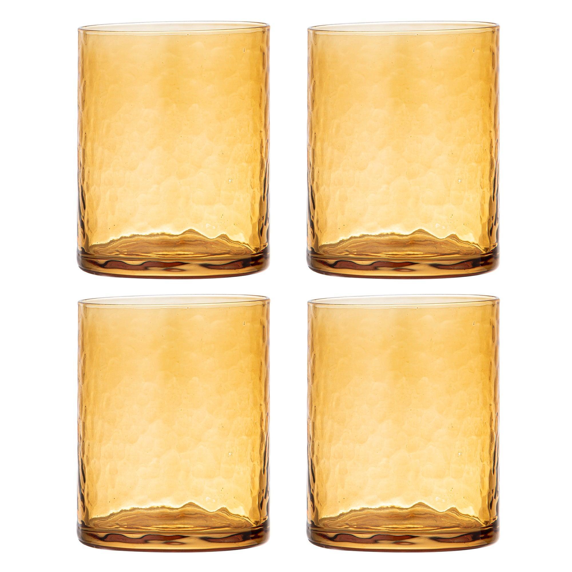 Flynn Amber 4pk Glass Tumbler-Dining & Entertaining-Ladelle-The Bay Room